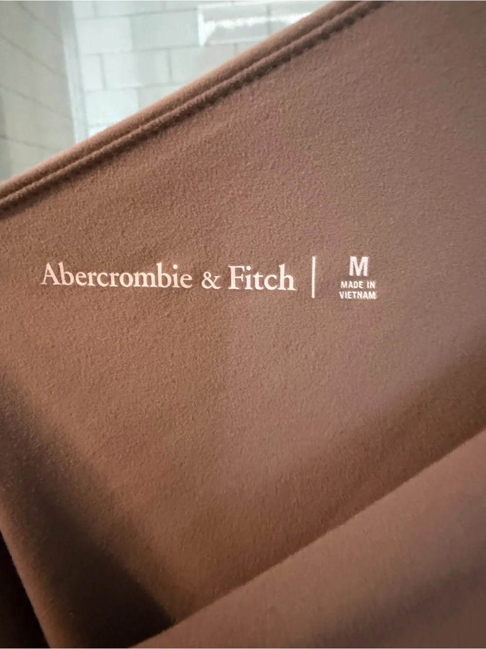 Abercrombie & Fitch One-Shoulder Top - tan
